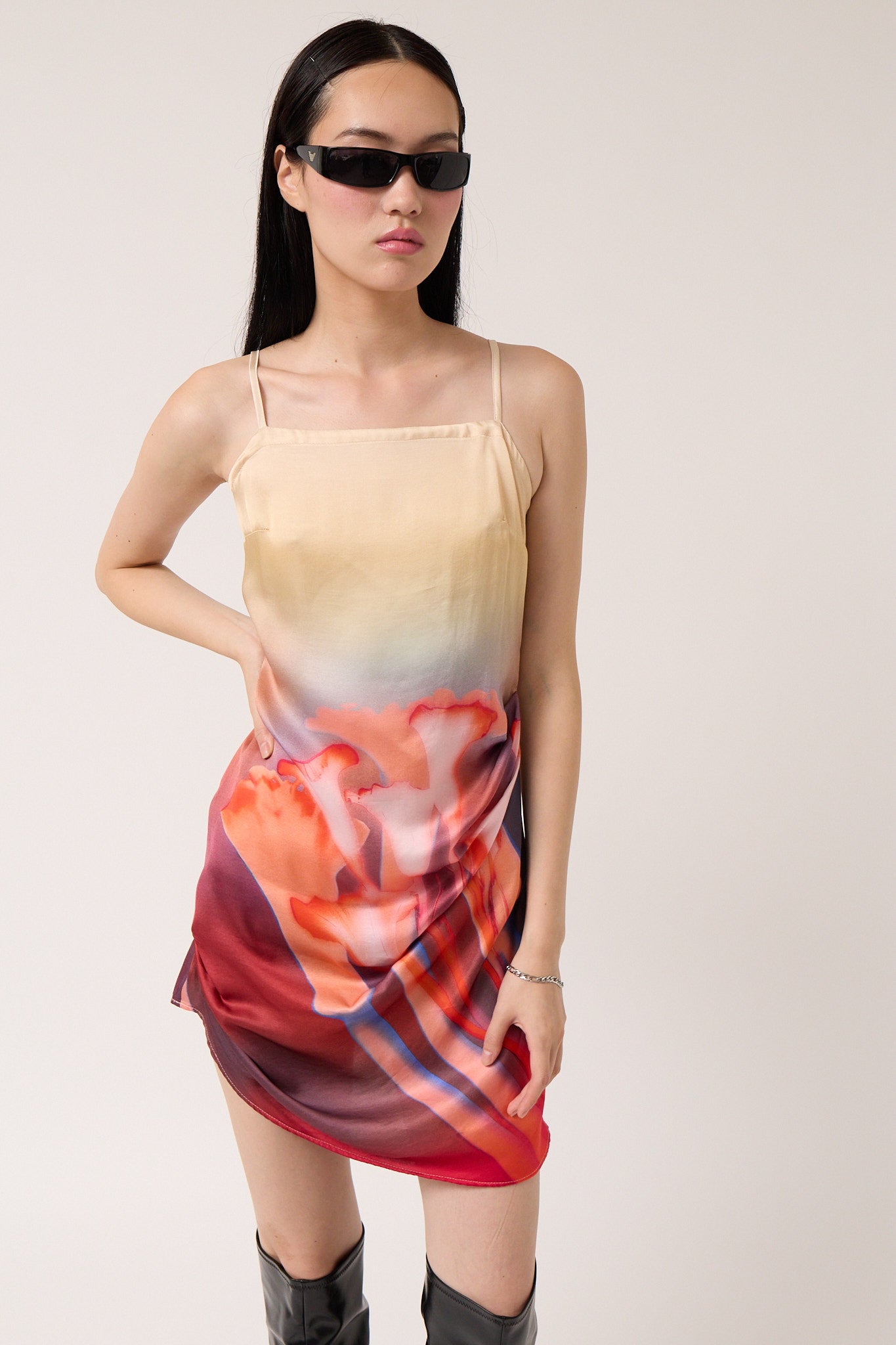 Printed Mini Dress