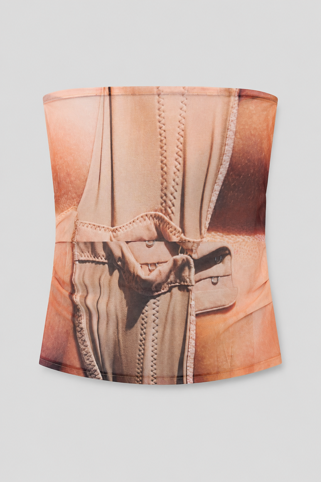 Alba Duque Open-Back Mesh Top
