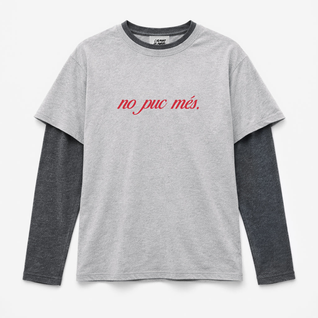 Printed Layered T-Shirt – No puc més