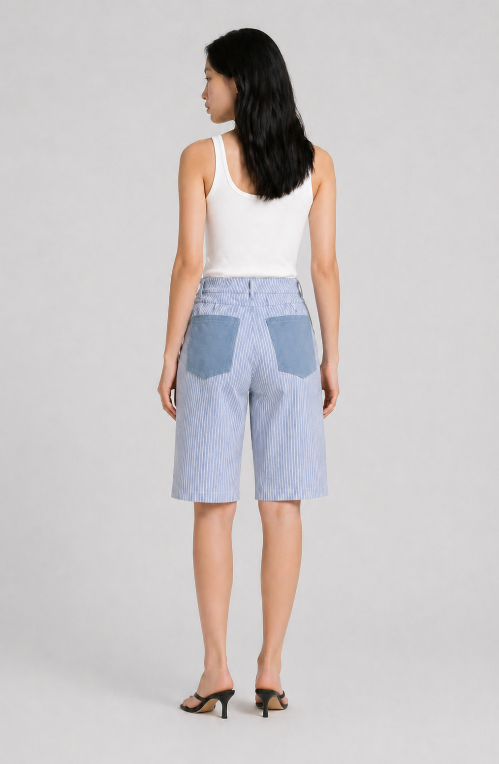 Short long – Jean rayé
