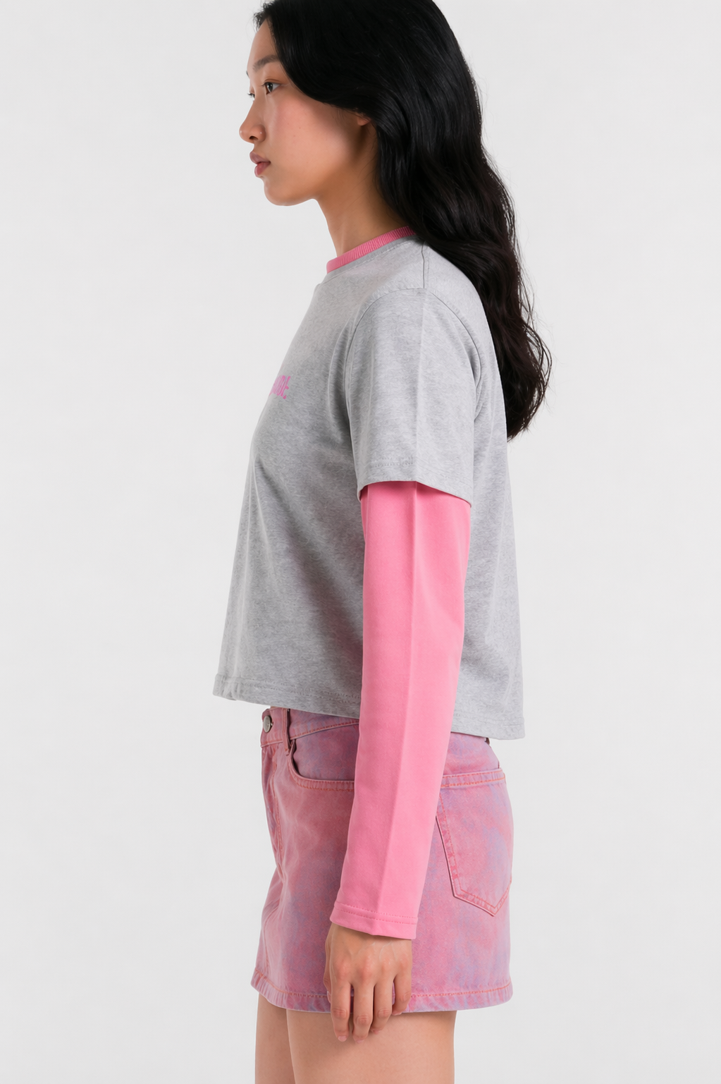 Printed Layered T-Shirt – No puc més