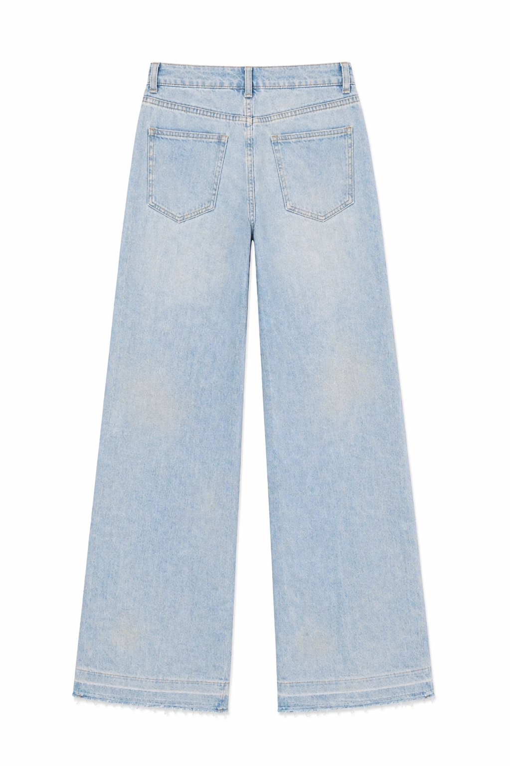 Pantalones de cintura baja - Denim azul