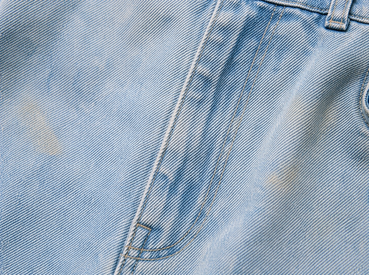 Pantalones de cintura baja - Denim azul
