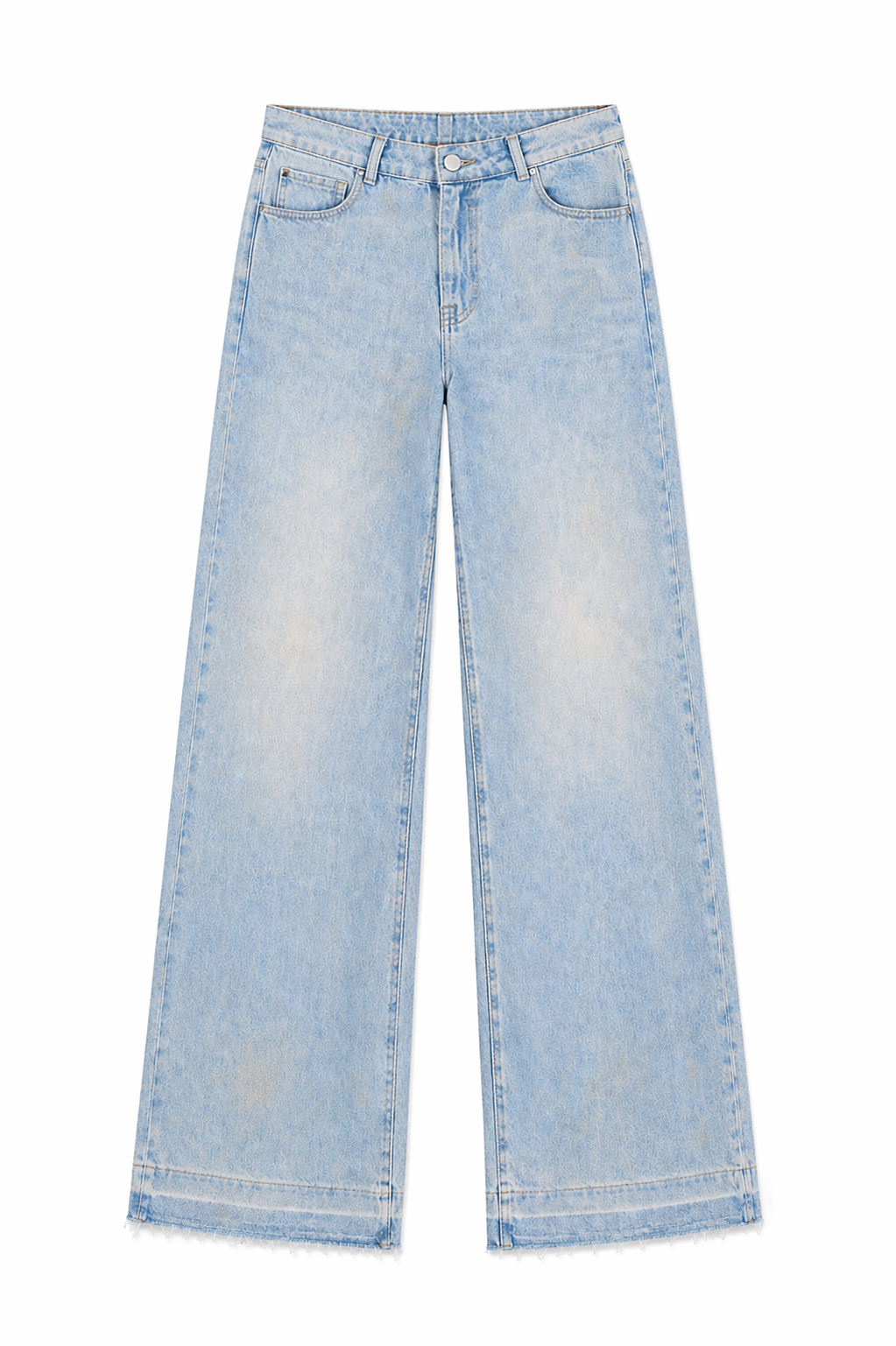 Pantalones de cintura baja - Denim azul