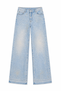 Pantalones de cintura baja - Denim azul