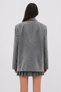 Blazer - Denim gris