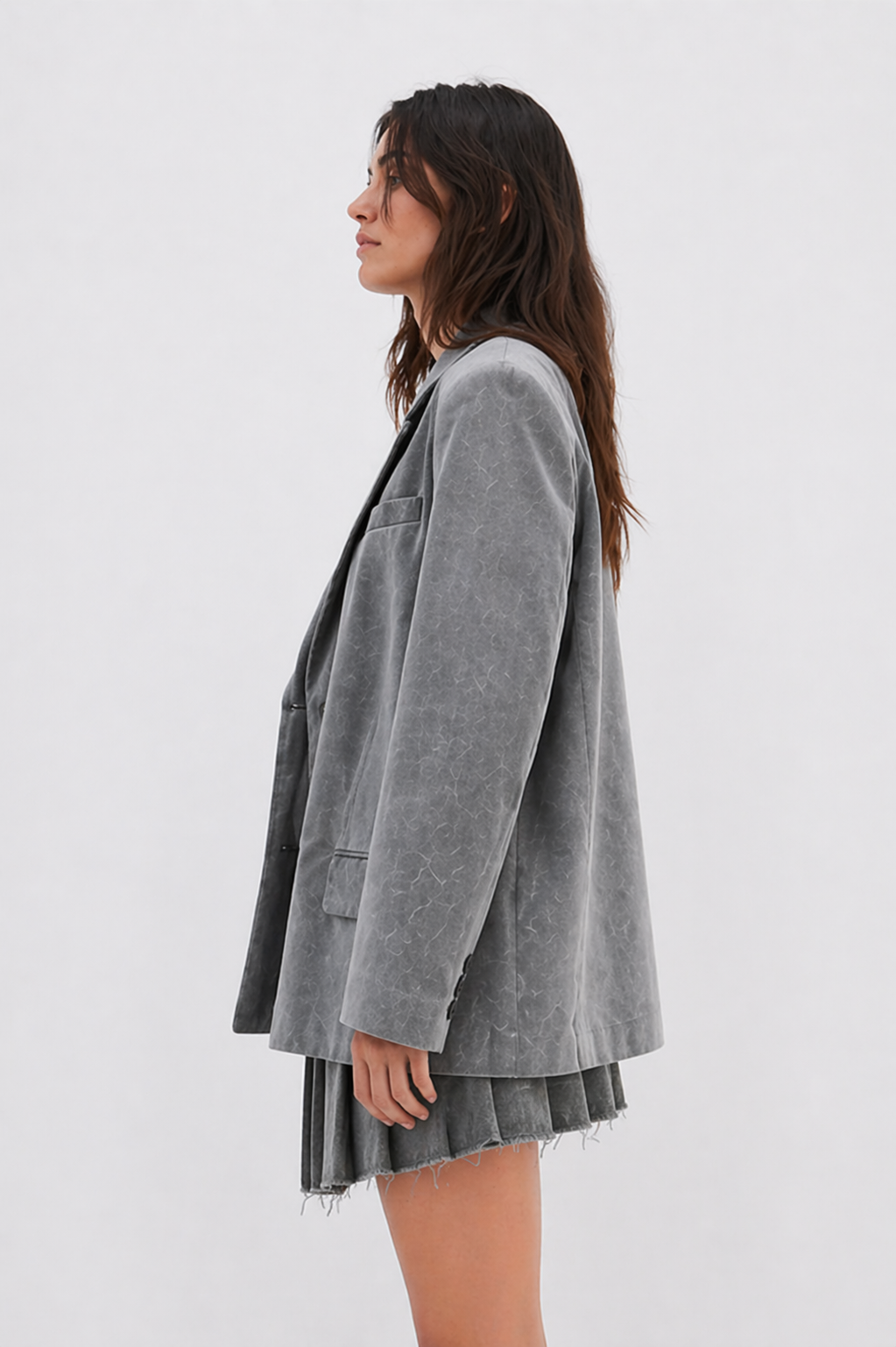 Blazer - Denim gris