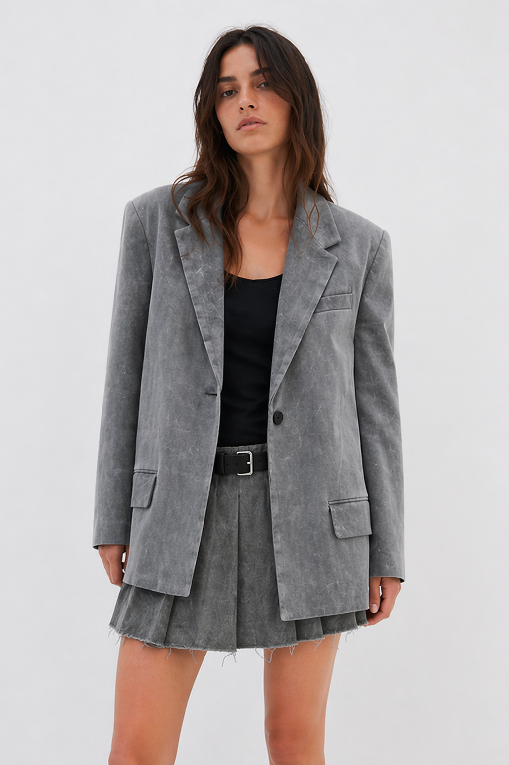 Blazer - Denim gris