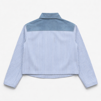 Shirt Jacket – Striped Denim
