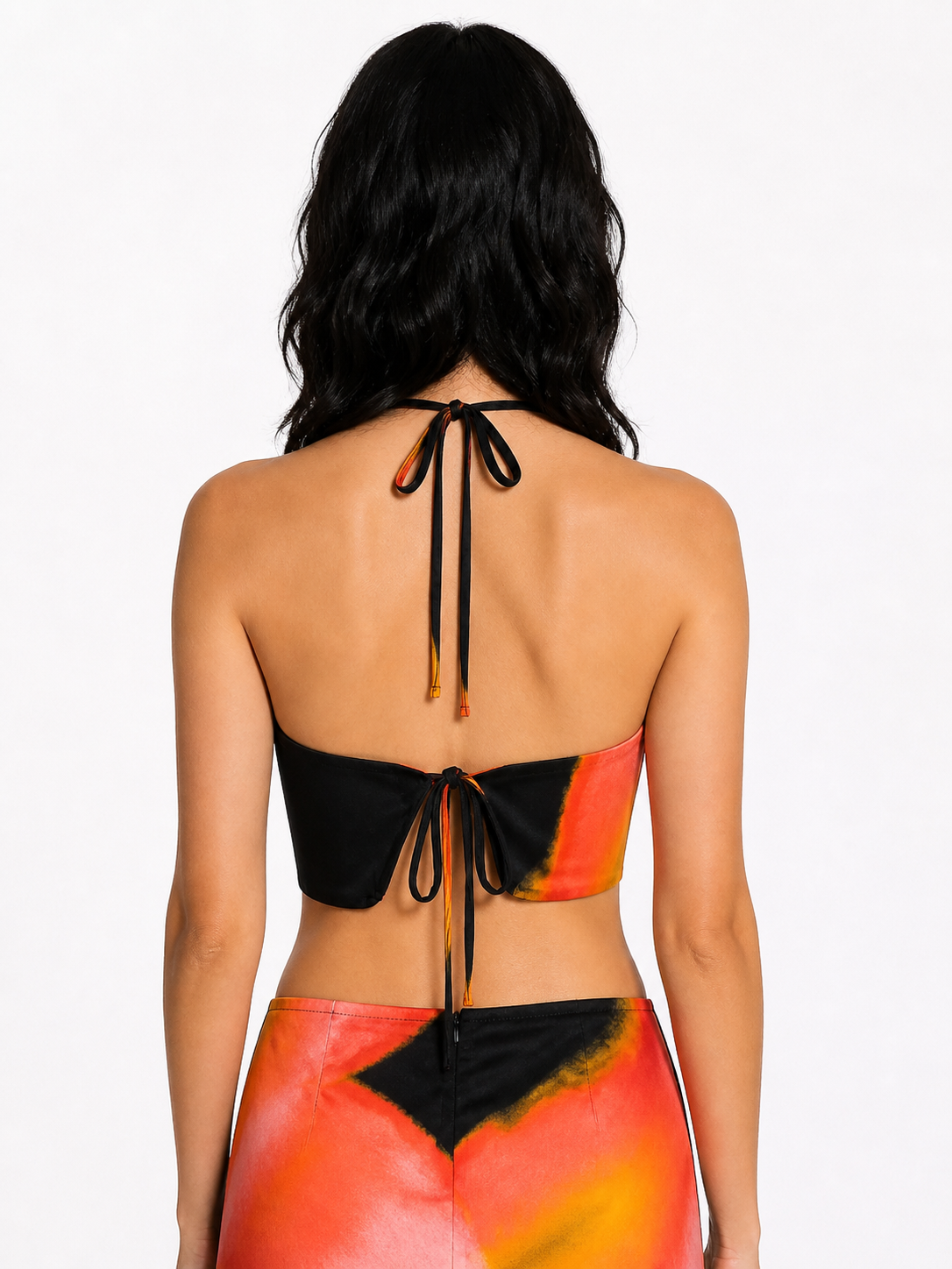 Top corto estampado