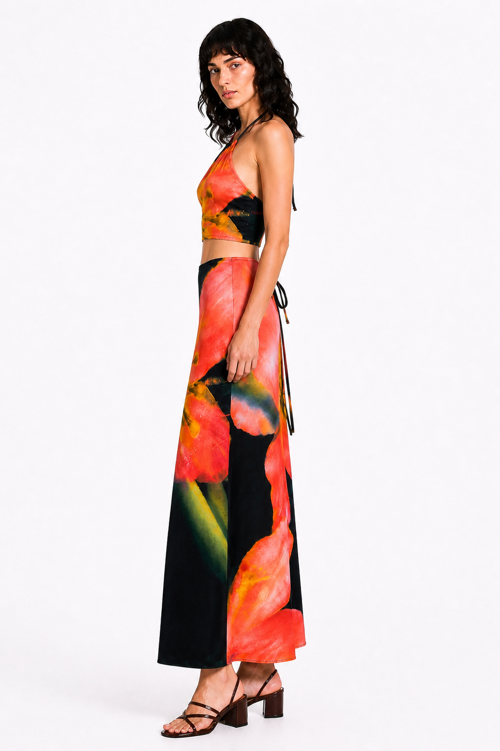 Top corto estampado