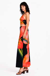 Top corto estampado