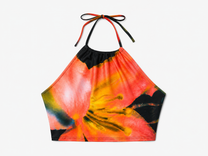 Top corto estampado