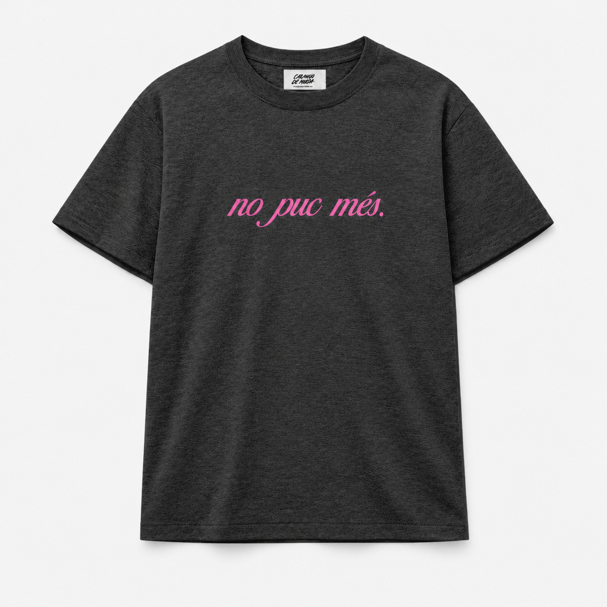Short Sleeve T-shirt - No puc més Dark Grey