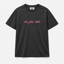 Short Sleeve T-shirt - No puc més Dark Grey