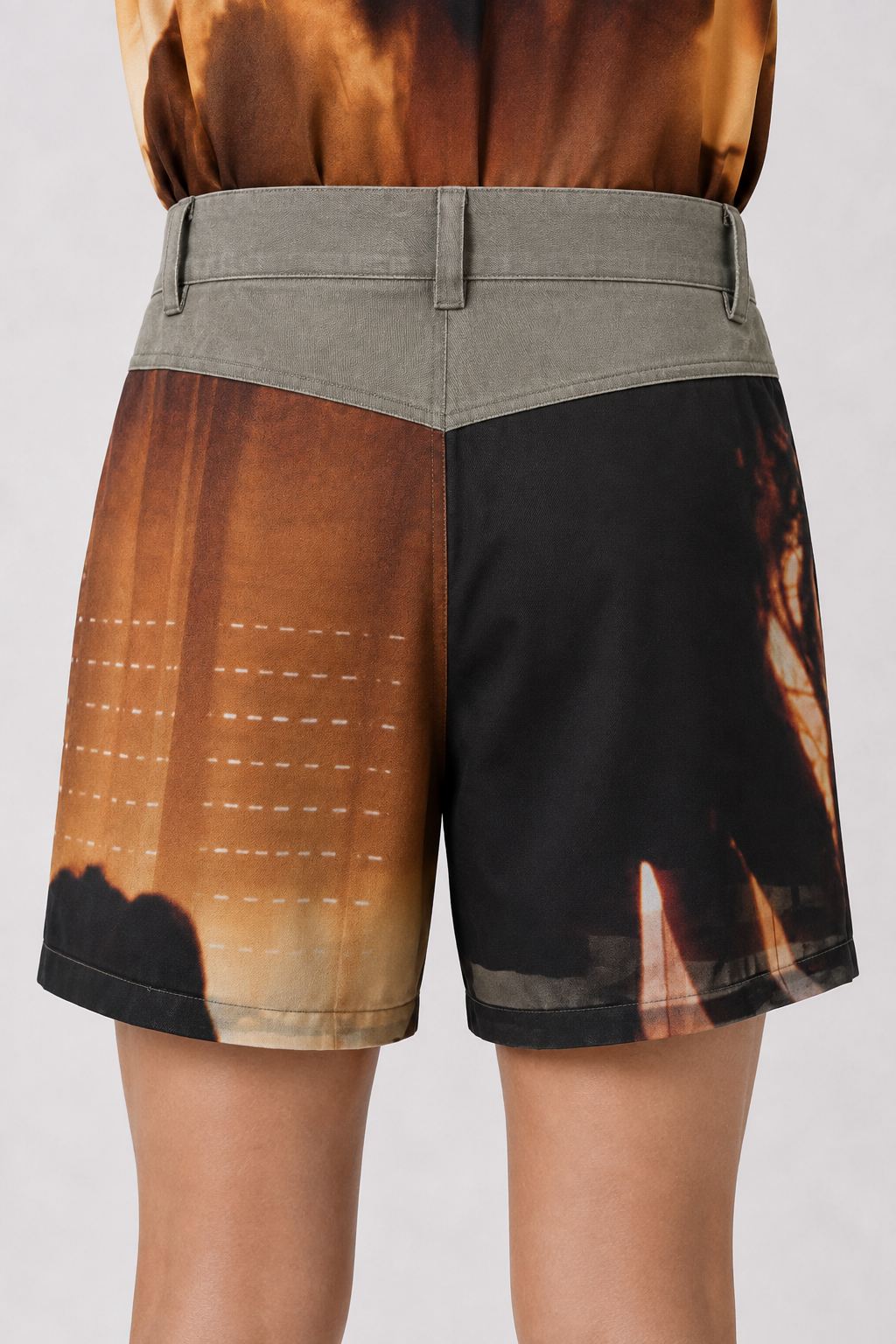 Alba Duque Photographic Print Shorts