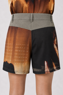 Alba Duque Photographic Print Shorts