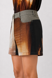 Alba Duque Photographic Print Shorts