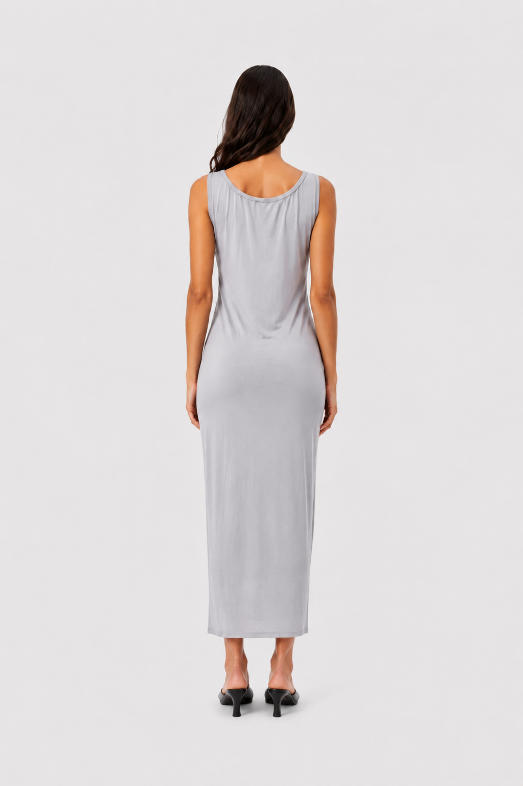 Ruched Side Maxi Dress Green