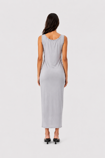 Ruched Side Maxi Dress Green
