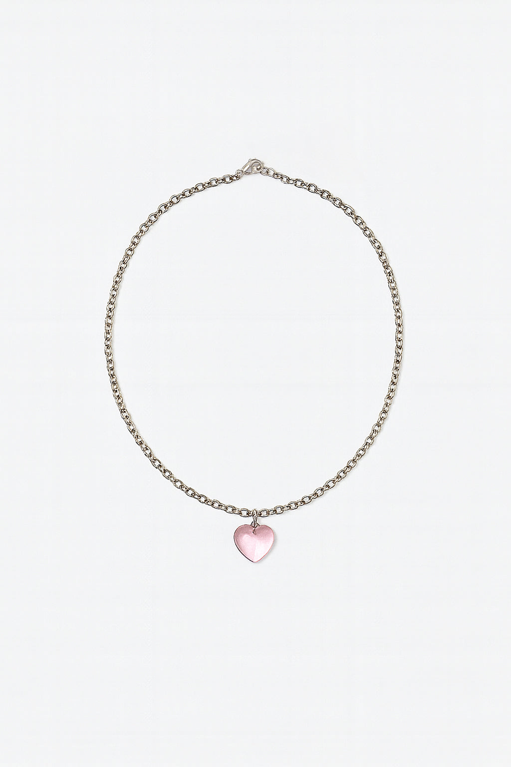 Heart Pendant Necklace Rosa