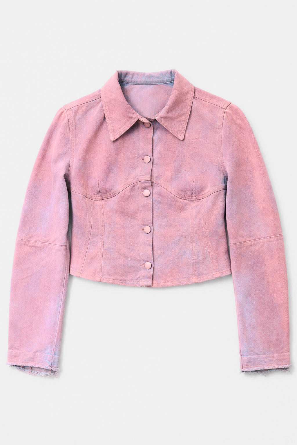 Trucker Jacket - Pink Denim