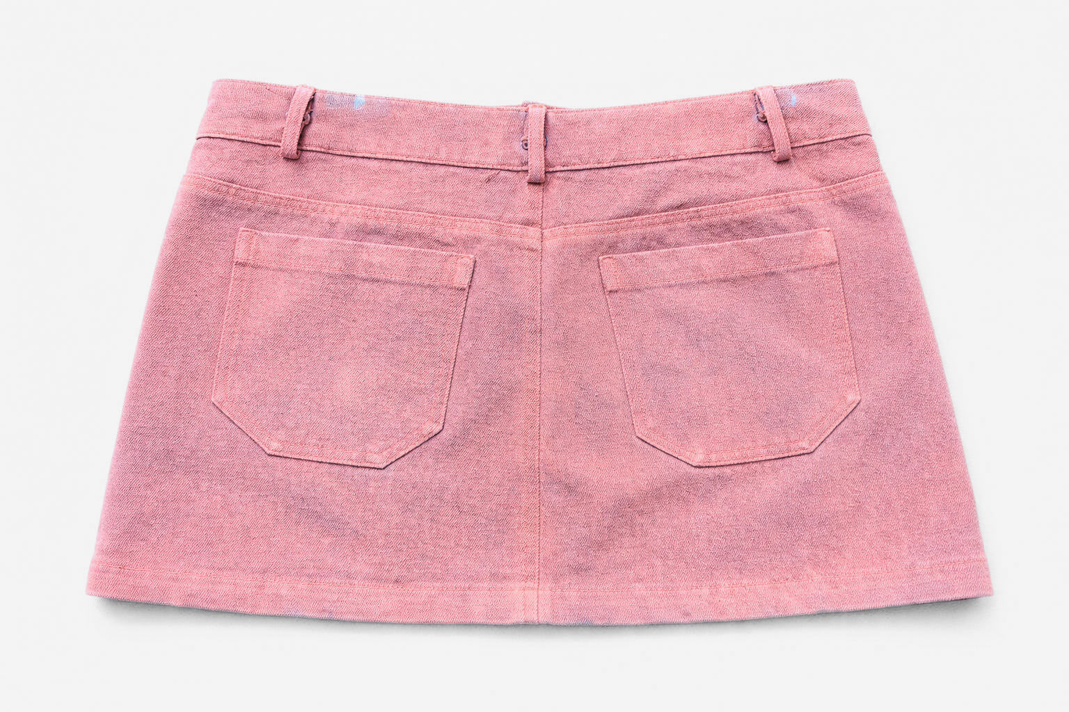 Mini Skirt - Pink Denim