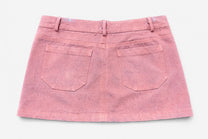 Mini Skirt - Pink Denim