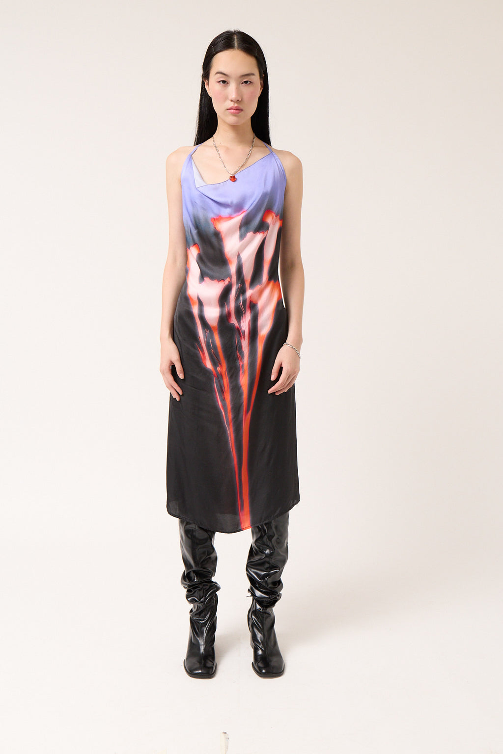 Printed Slip Dress