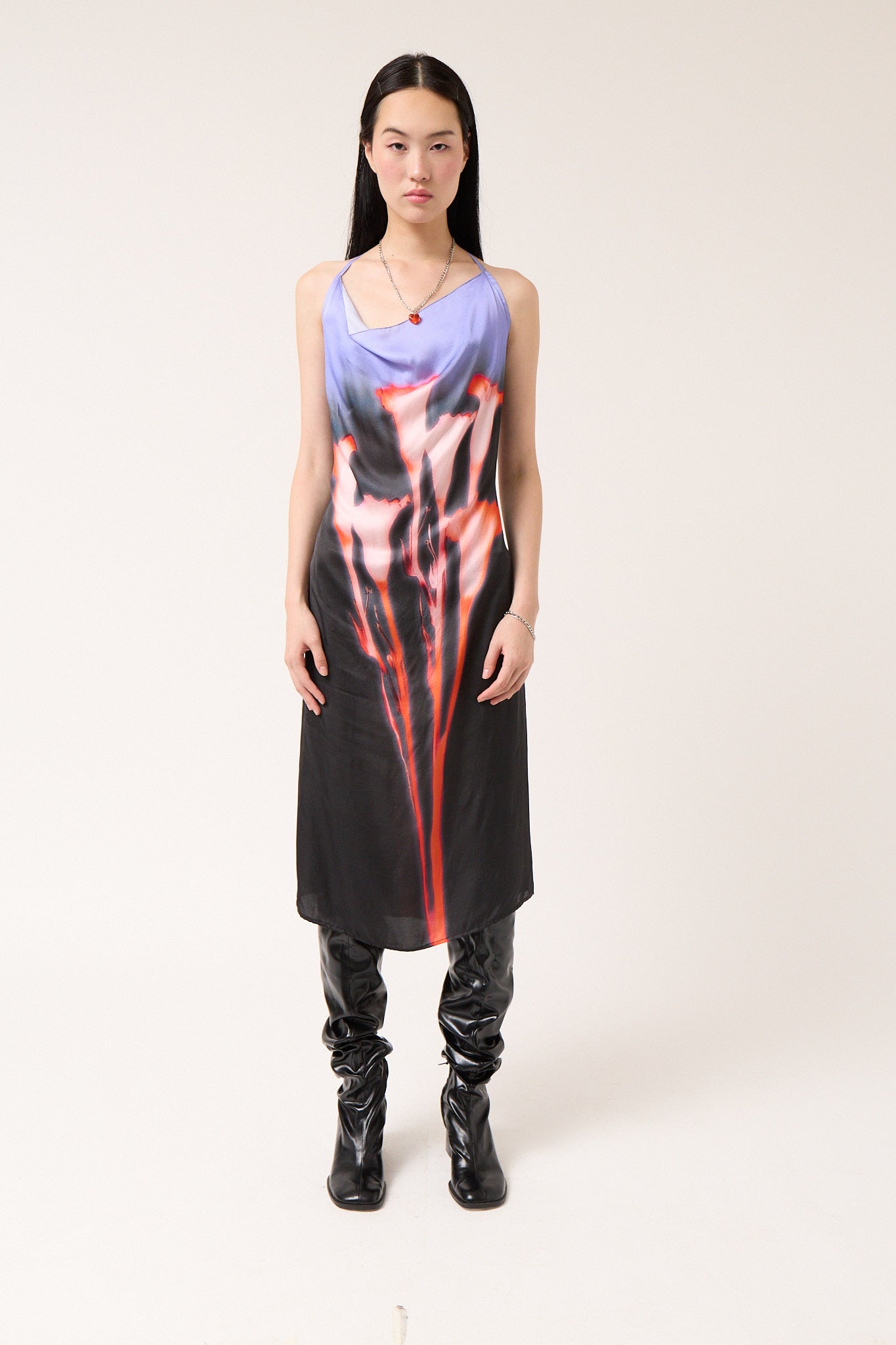 Printed Slip Dress