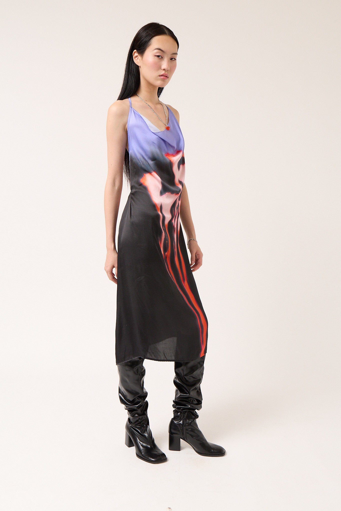 Printed Slip Dress