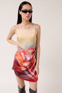 Printed Mini Dress