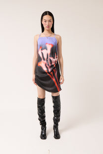 Printed Mini Dress