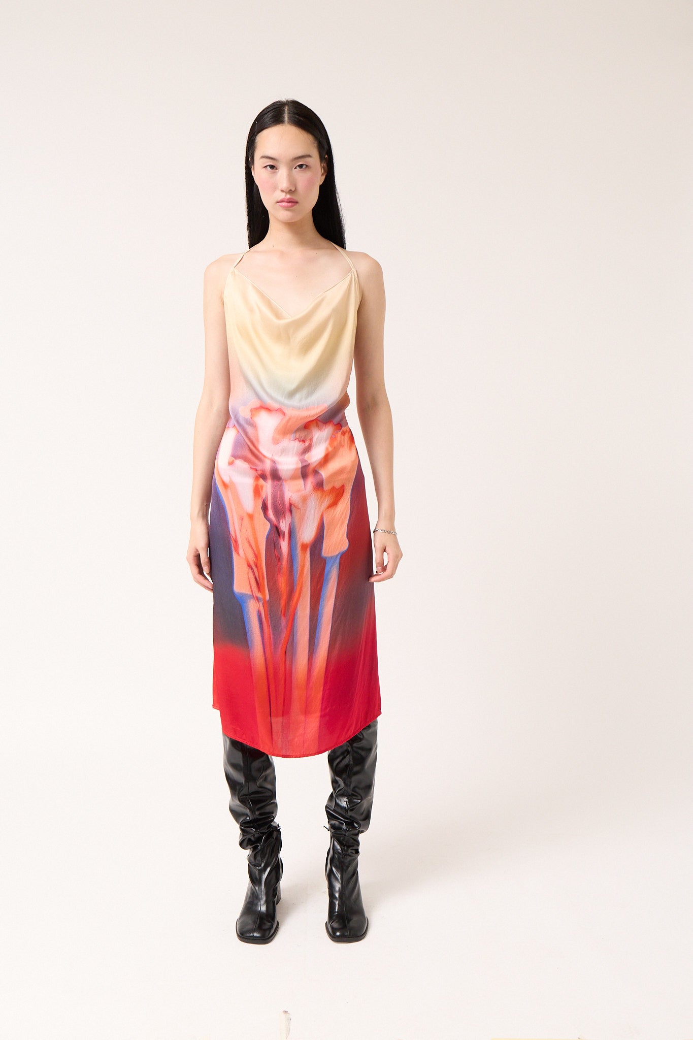 Printed Slip Dress
