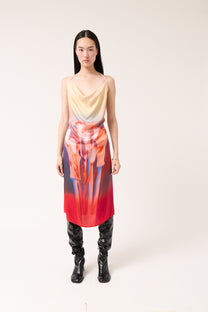 Printed Slip Dress