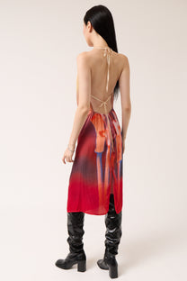 Printed Slip Dress