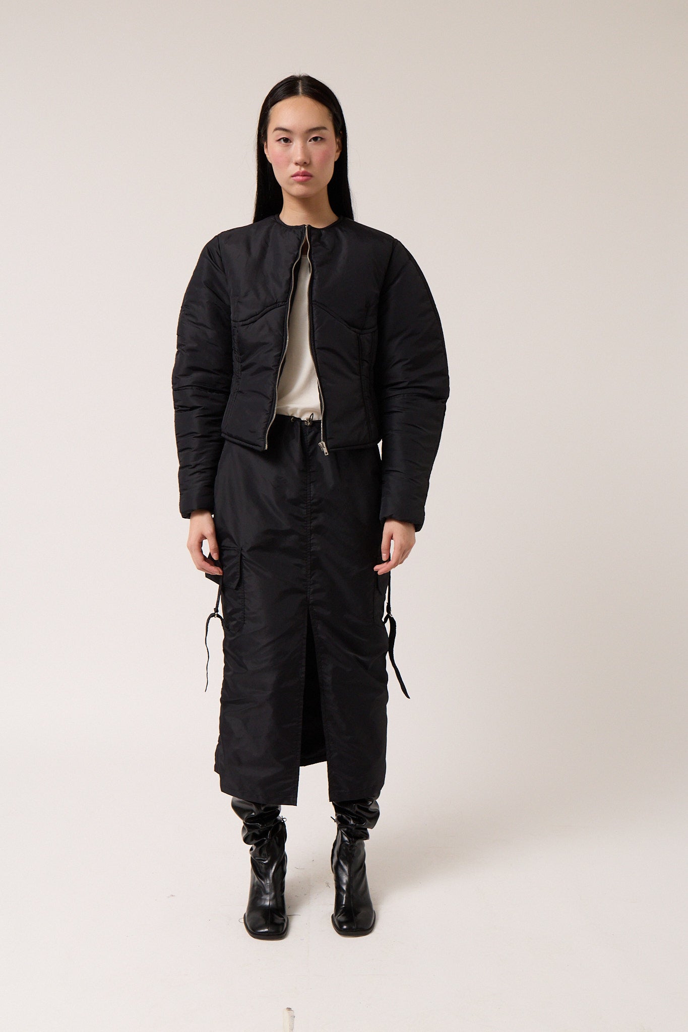 Nylon Puffer Jacket