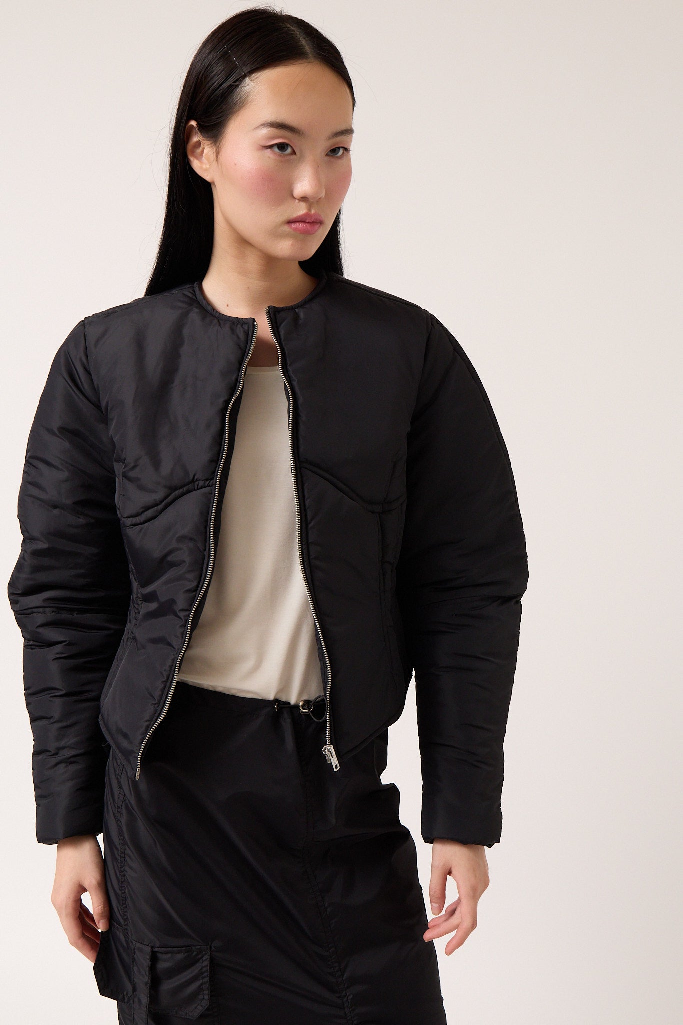 Nylon Puffer Jacket