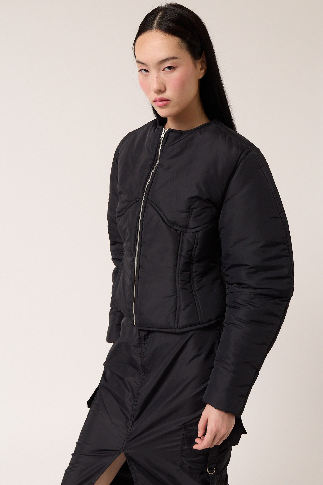 Nylon Puffer Jacket