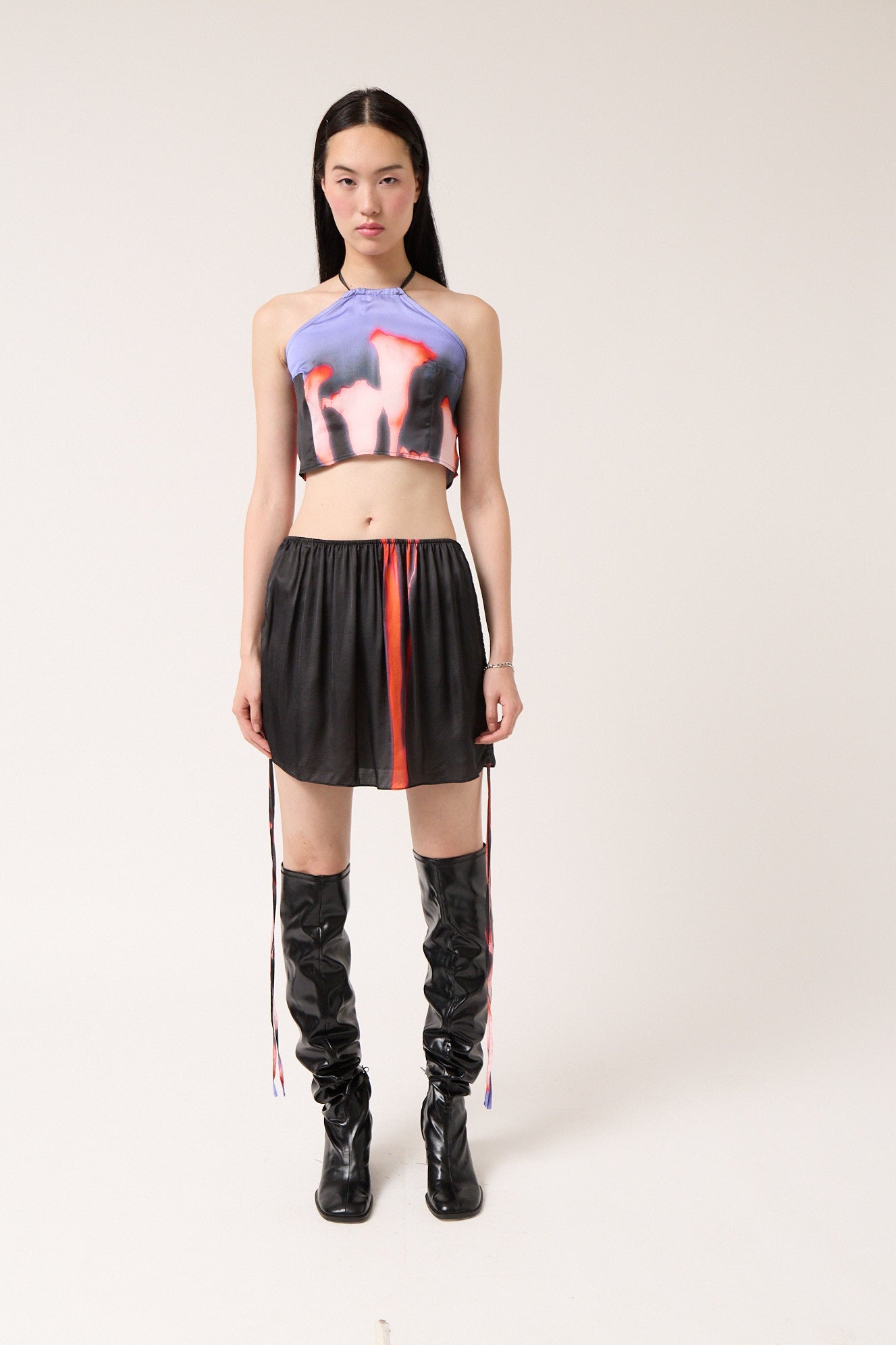 Printed Mini Skirt