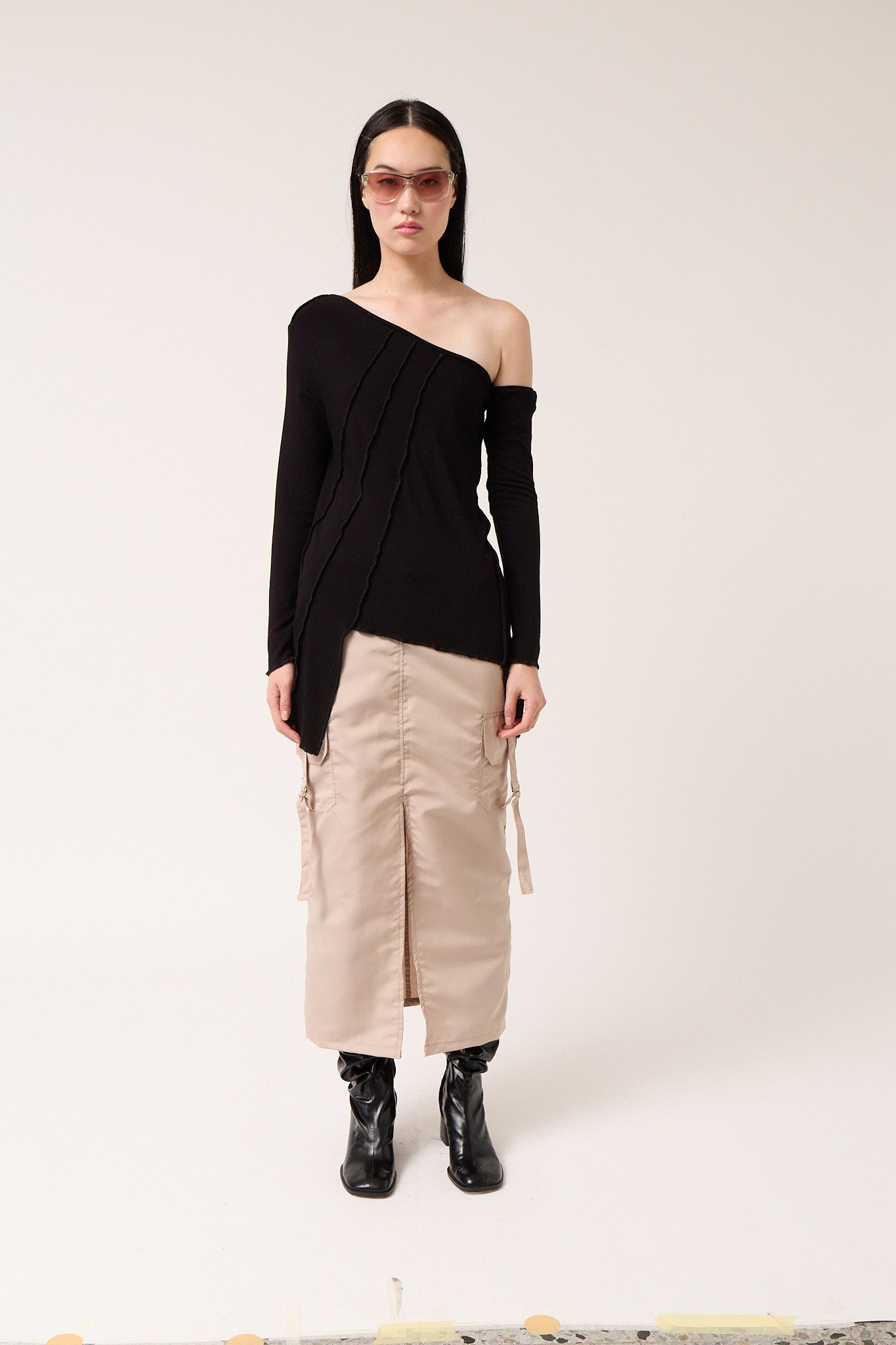 Asymmetric Knit Top