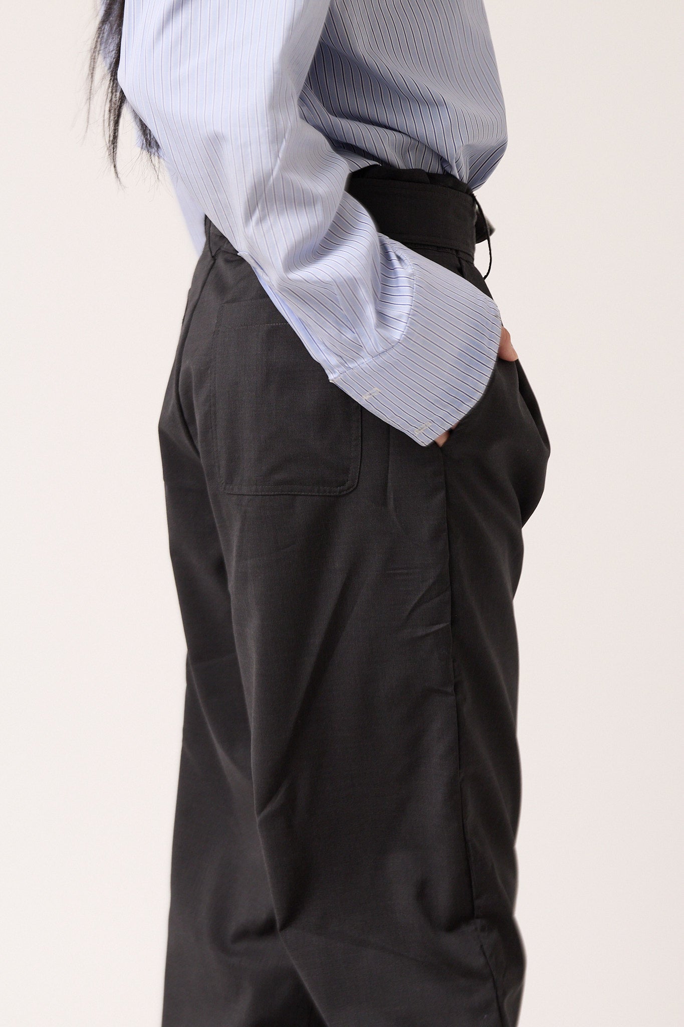 Wool Wide-Leg Pants