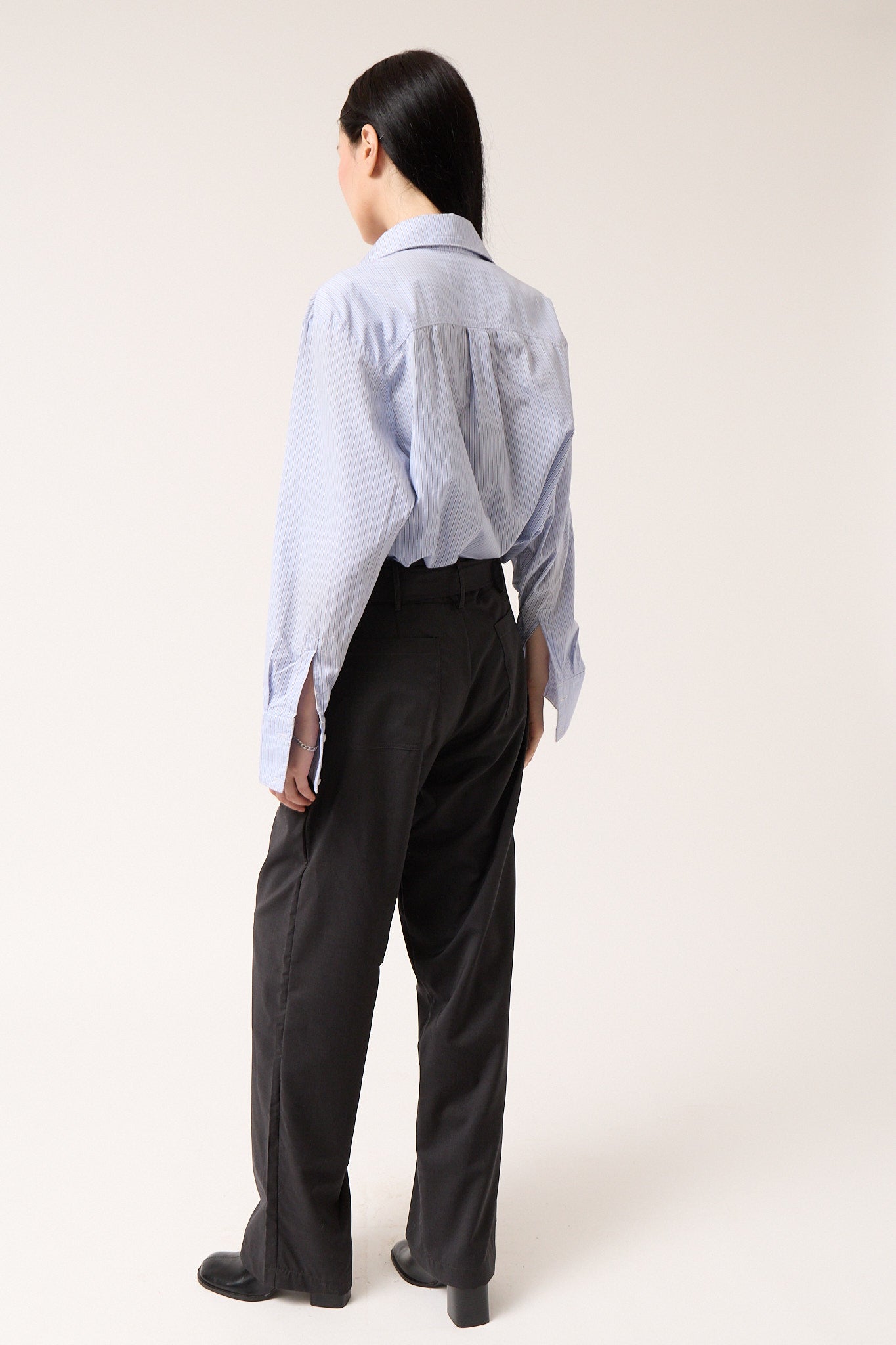 Wool Wide-Leg Pants
