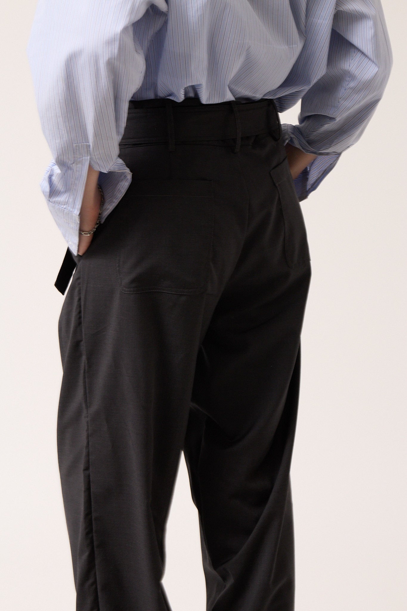 Wool Wide-Leg Pants