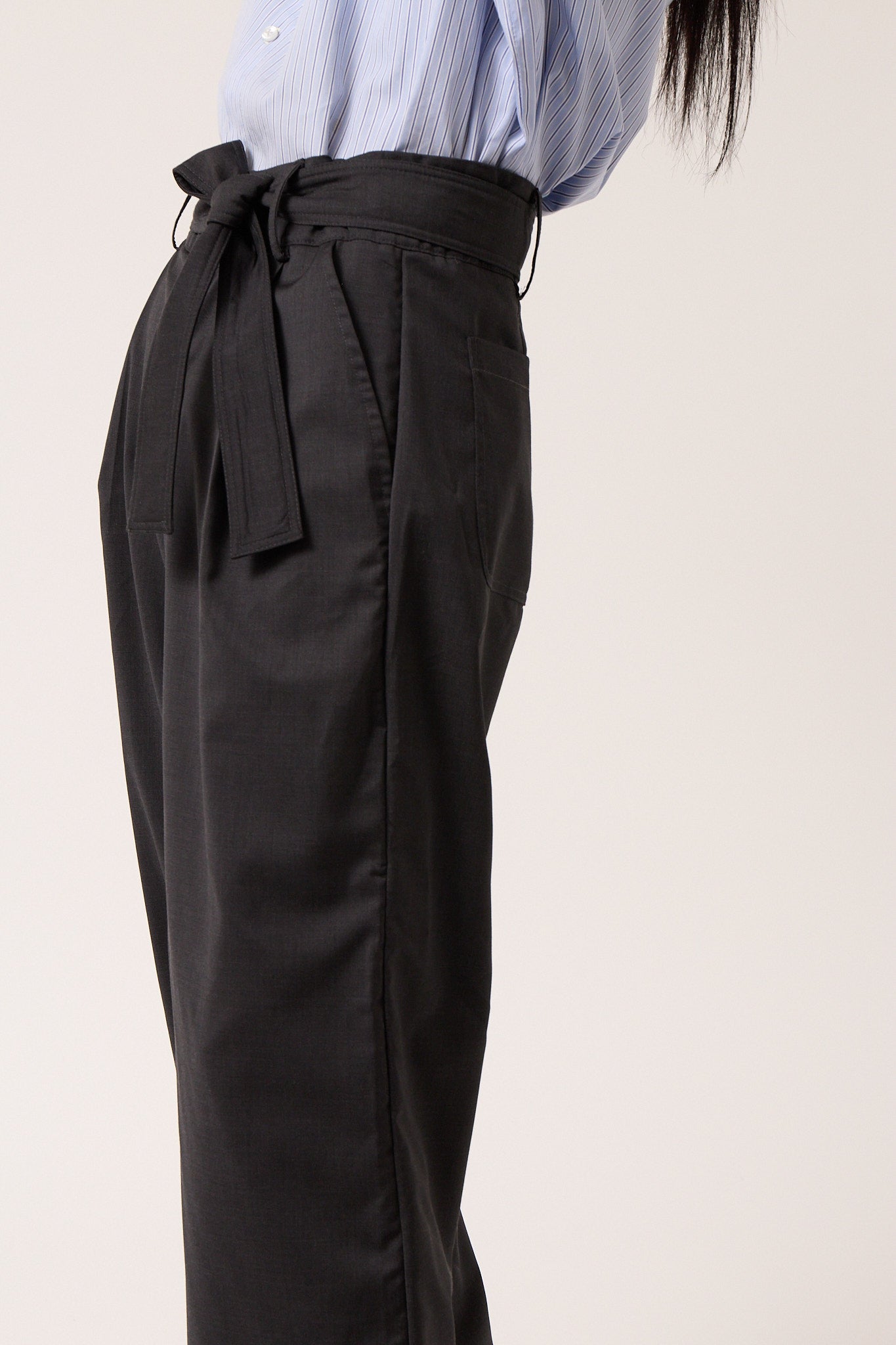 Wool Wide-Leg Pants