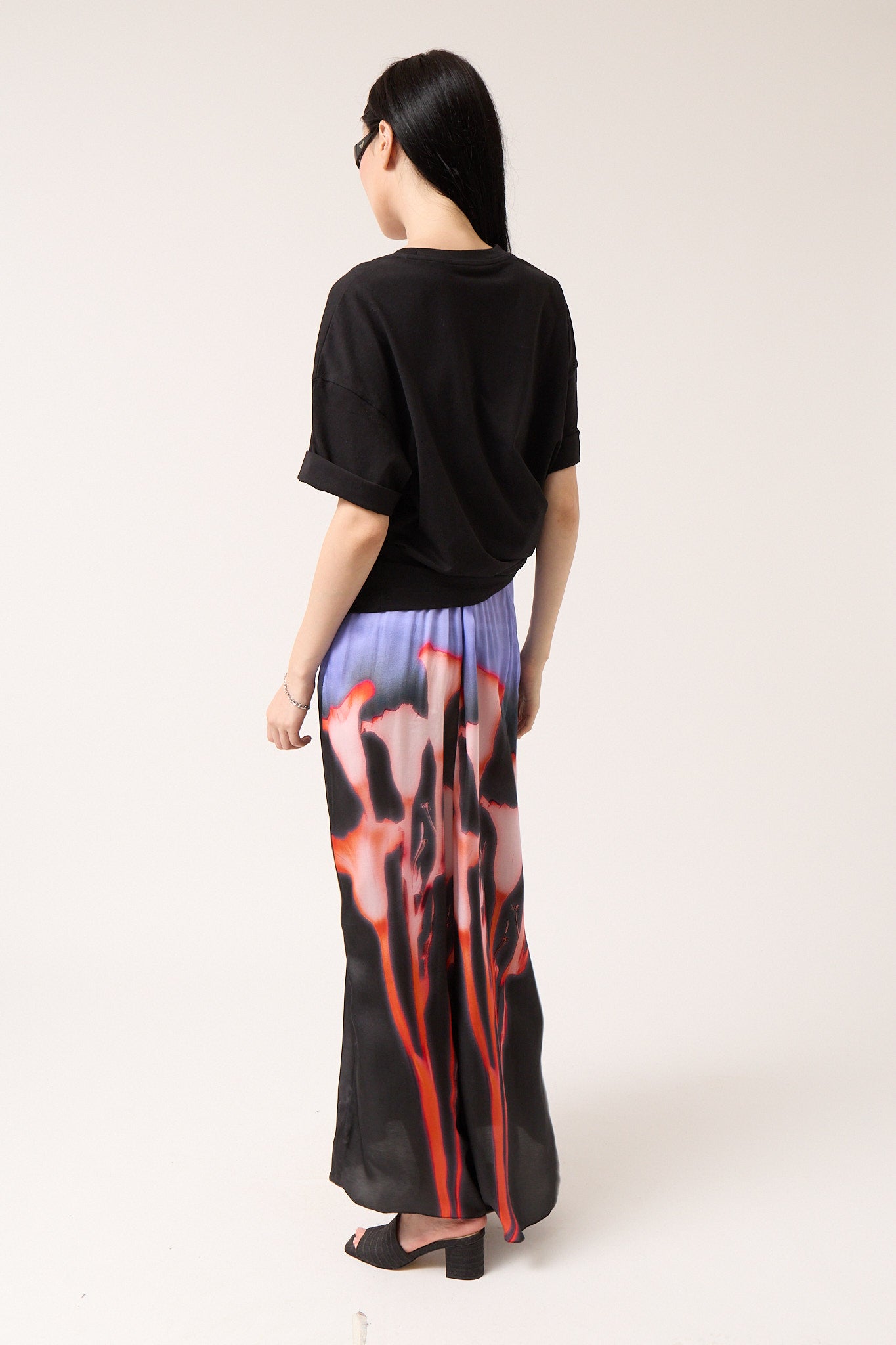 Long Printed Skirt