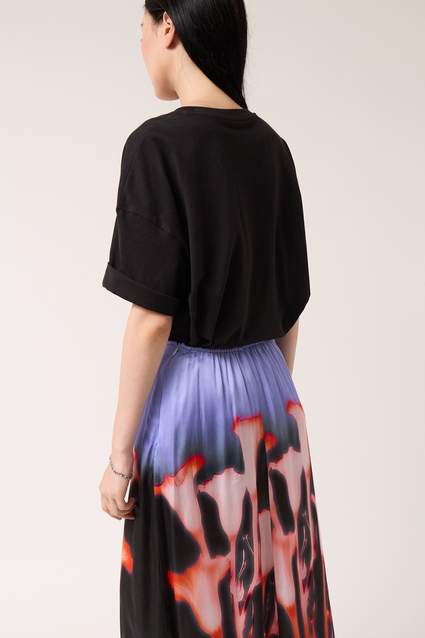 Long Printed Skirt