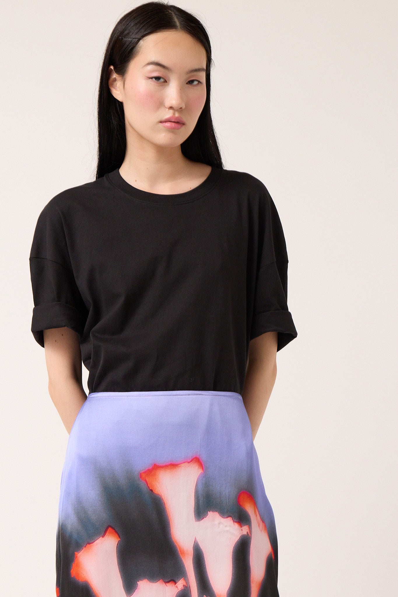 Long Printed Skirt