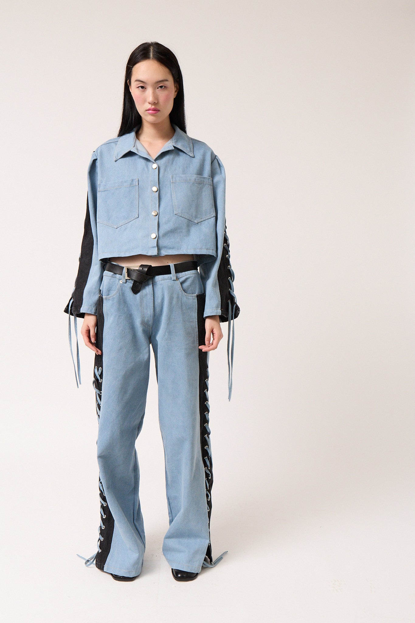 Denim Bicolor Jacket