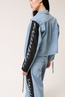Denim Bicolor Jacket